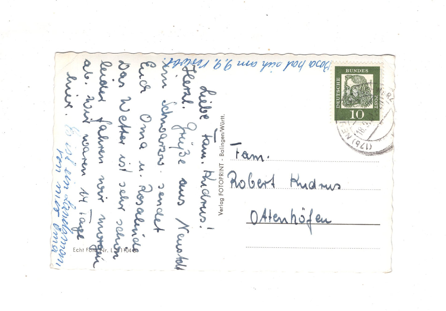 Ansichtskarte Neustadt im Schwarzwald / Hochfirst-Turm +++ / K1-56