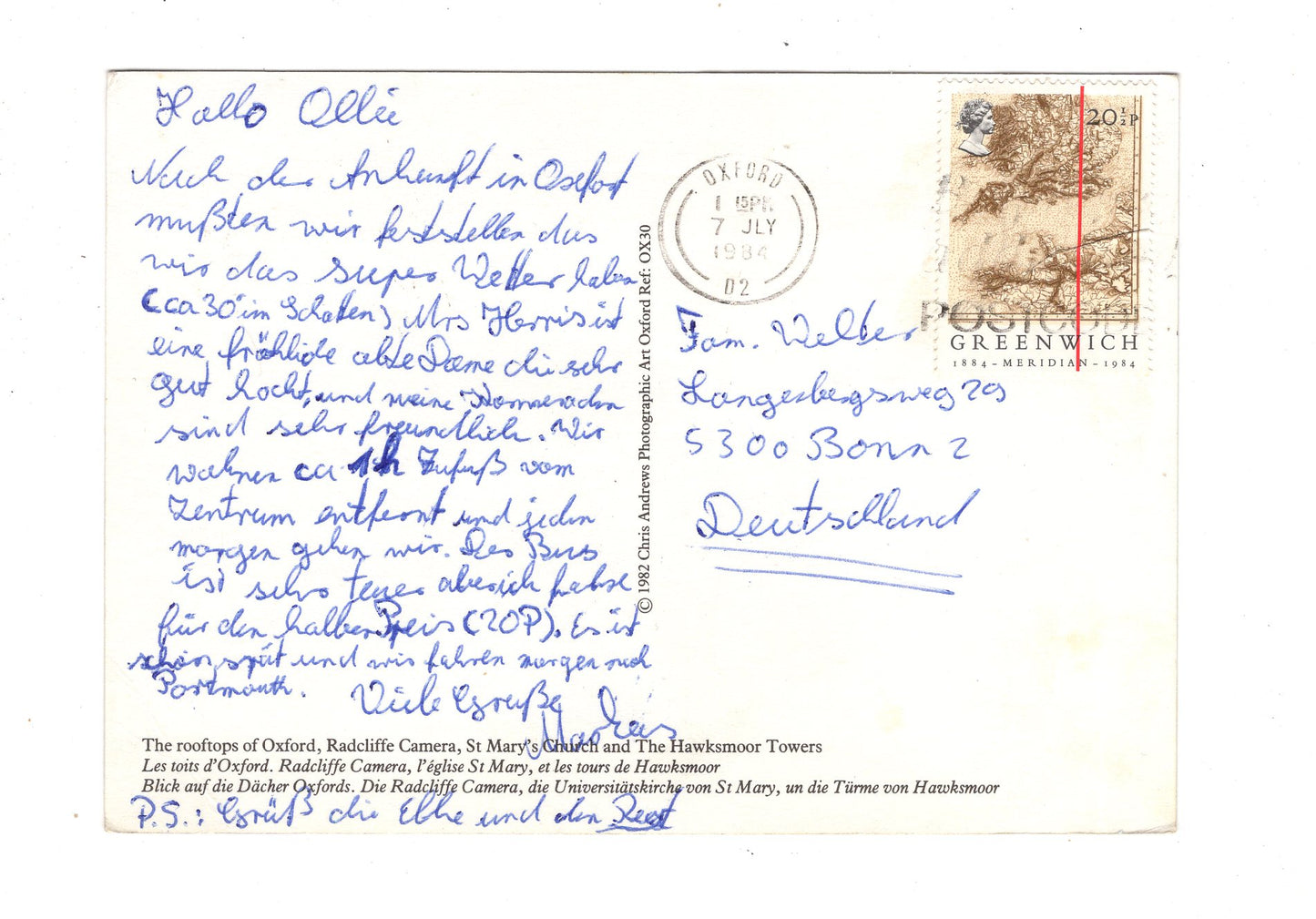 Ansichtskarte Oxford / England / M1-67