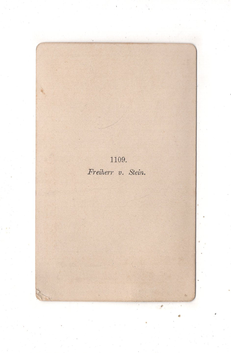 Fotografie Kunst / Freiherr von Stein - 1870er