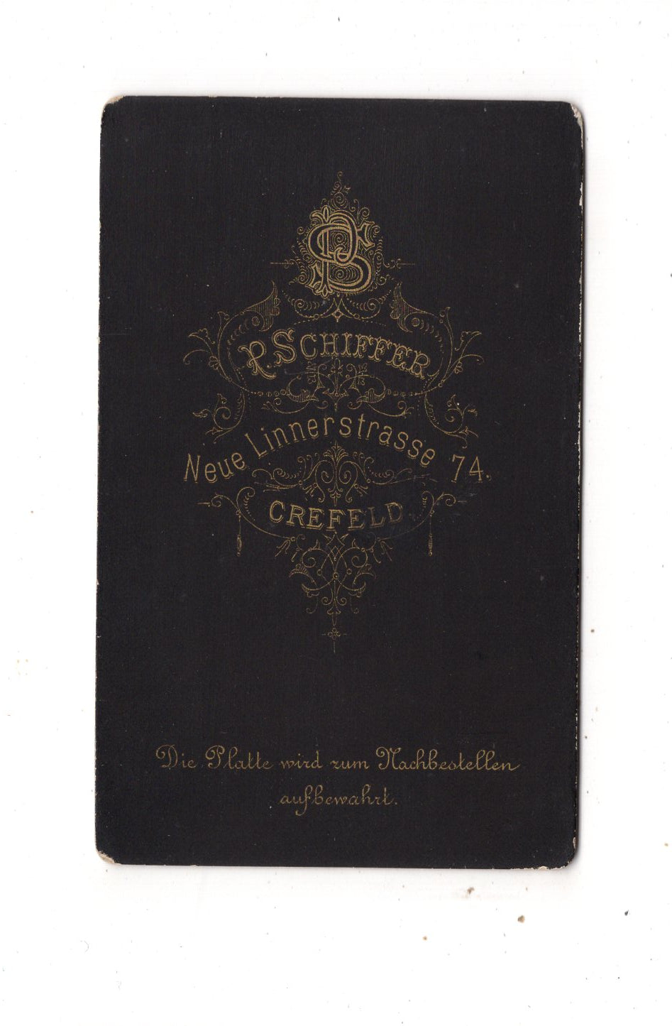 Fotografie Damenportrait - Krefeld 1880er / CDV N1-12