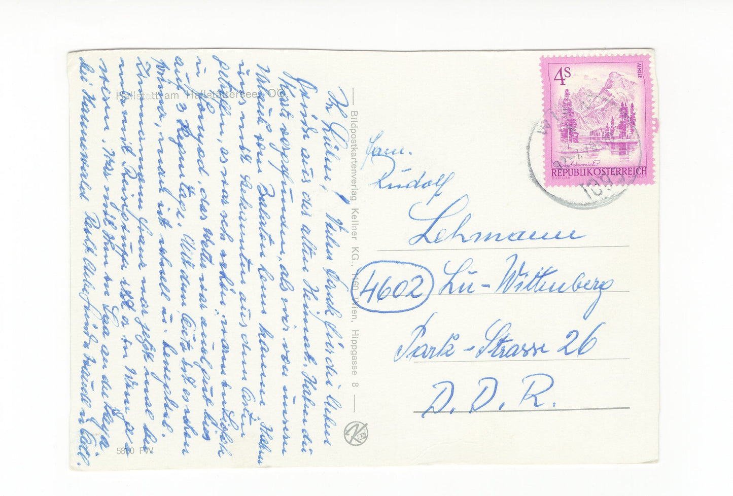 Ansichtskarte Hallstatt am Hallstätter See / Oberösterreich / Österreich