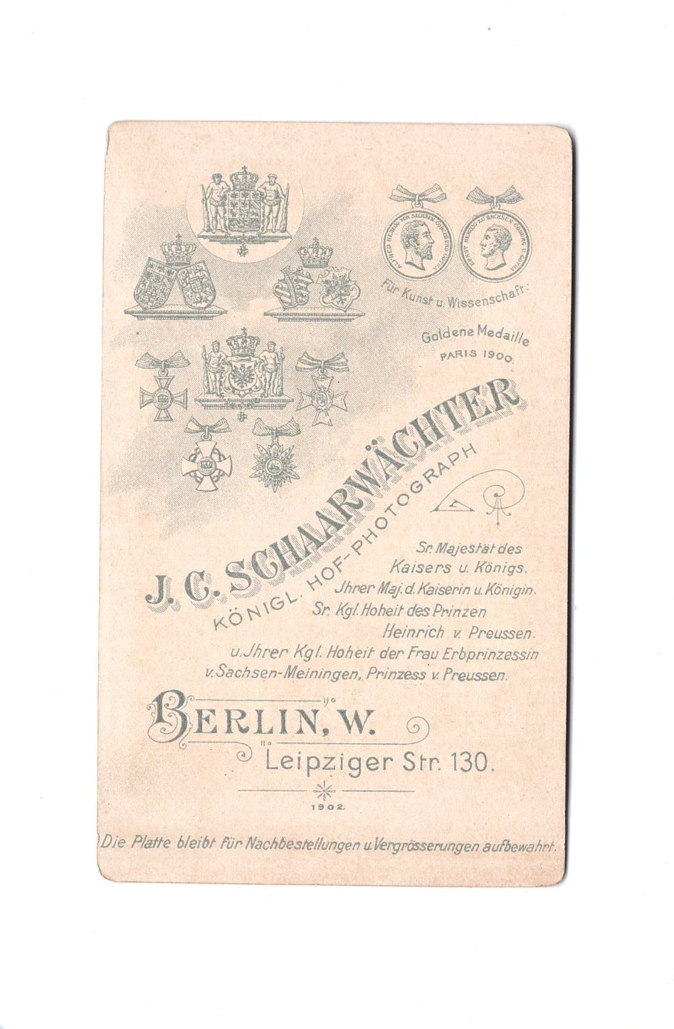 Fotografie Damenportrait - Berlin 1902