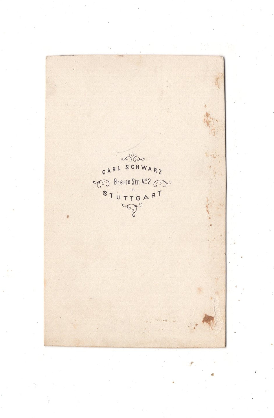 Fotografie Damenportrait - Stuttgart um 1860 / CDV N1-12