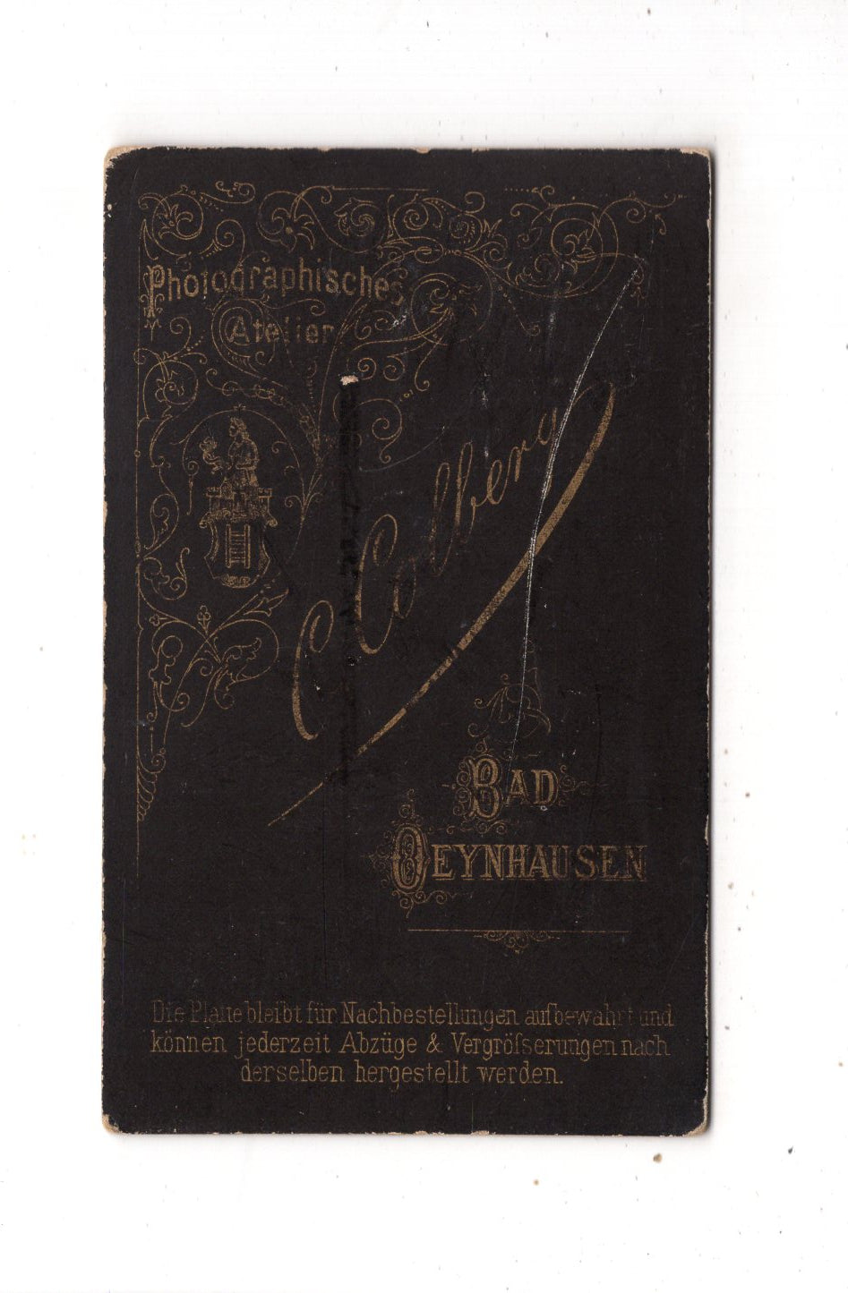 Fotografie Feine Dame - Bad Oeynhausen 1880er
