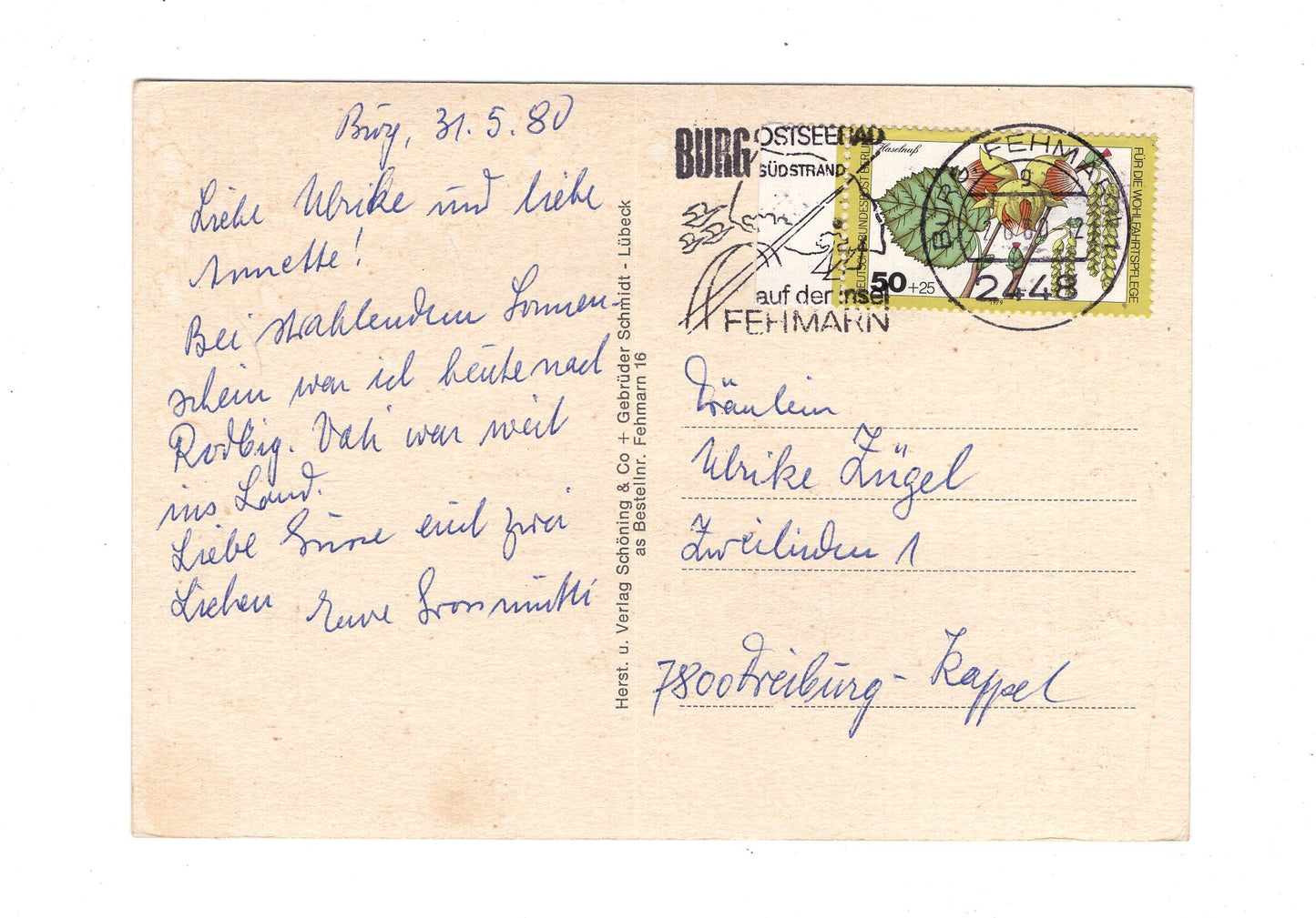 Ansichtskarte Insel Fehmarn