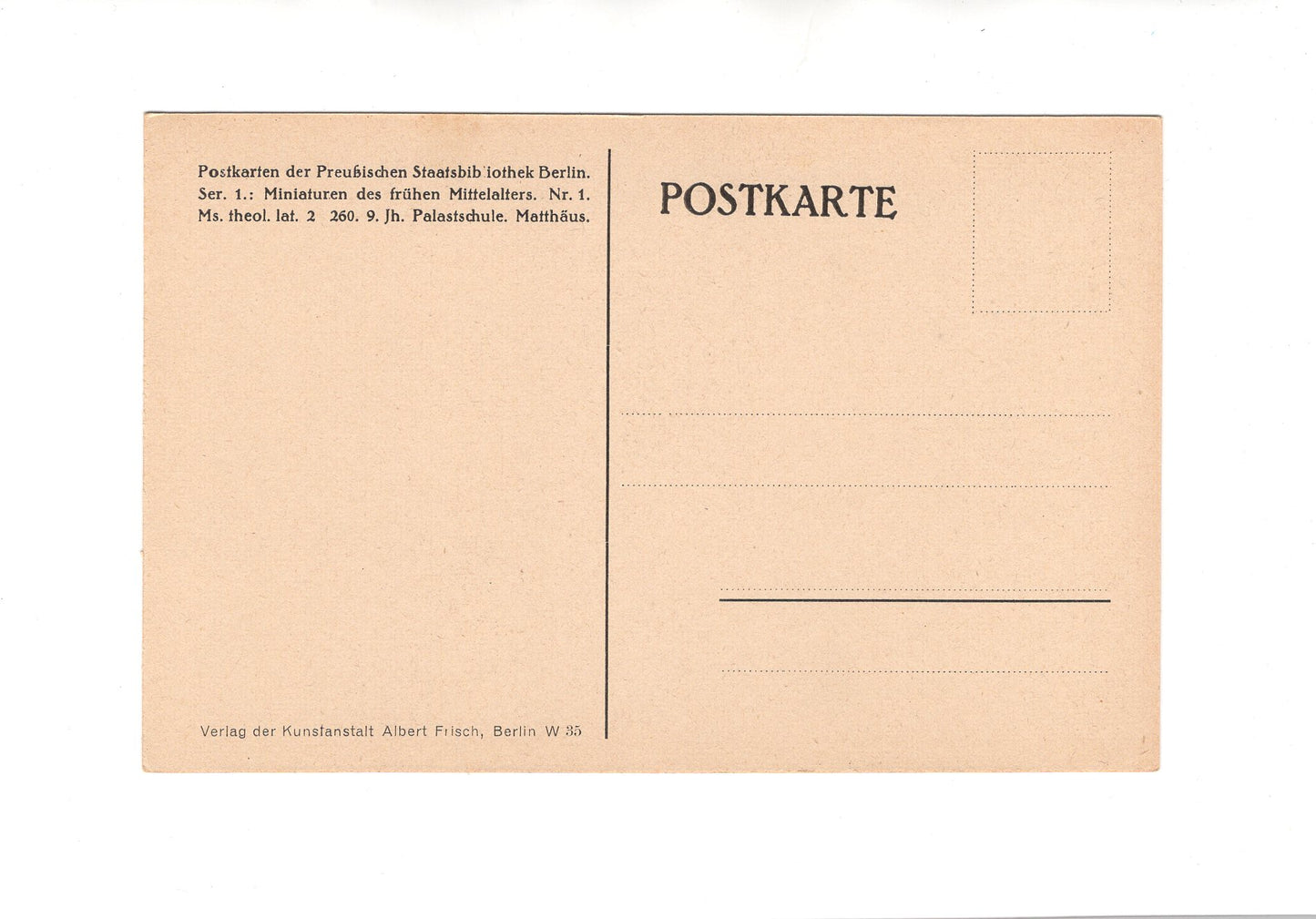 Ansichtskarte / Kunst Postkarte der Preußischen Staatsbibliothek Berlin