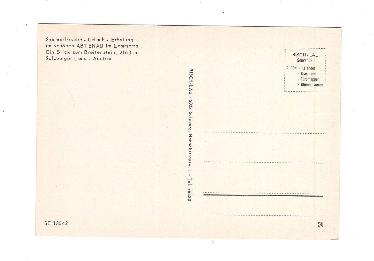 Ansichtskarte Abtenau im Lammertal / Salzburger Land / Österreich