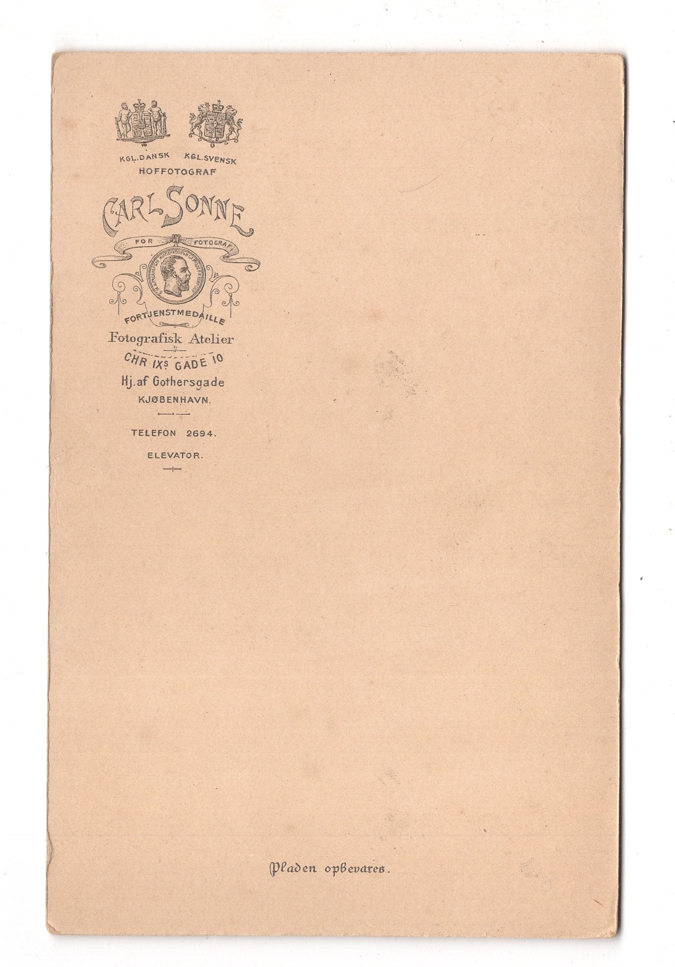 Fotografie Schönes Familienbild - Kopenhagen 1910er / CAB X-35