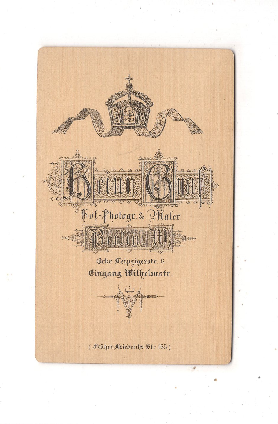 Fotografie Feine Dame - Berlin 1880er