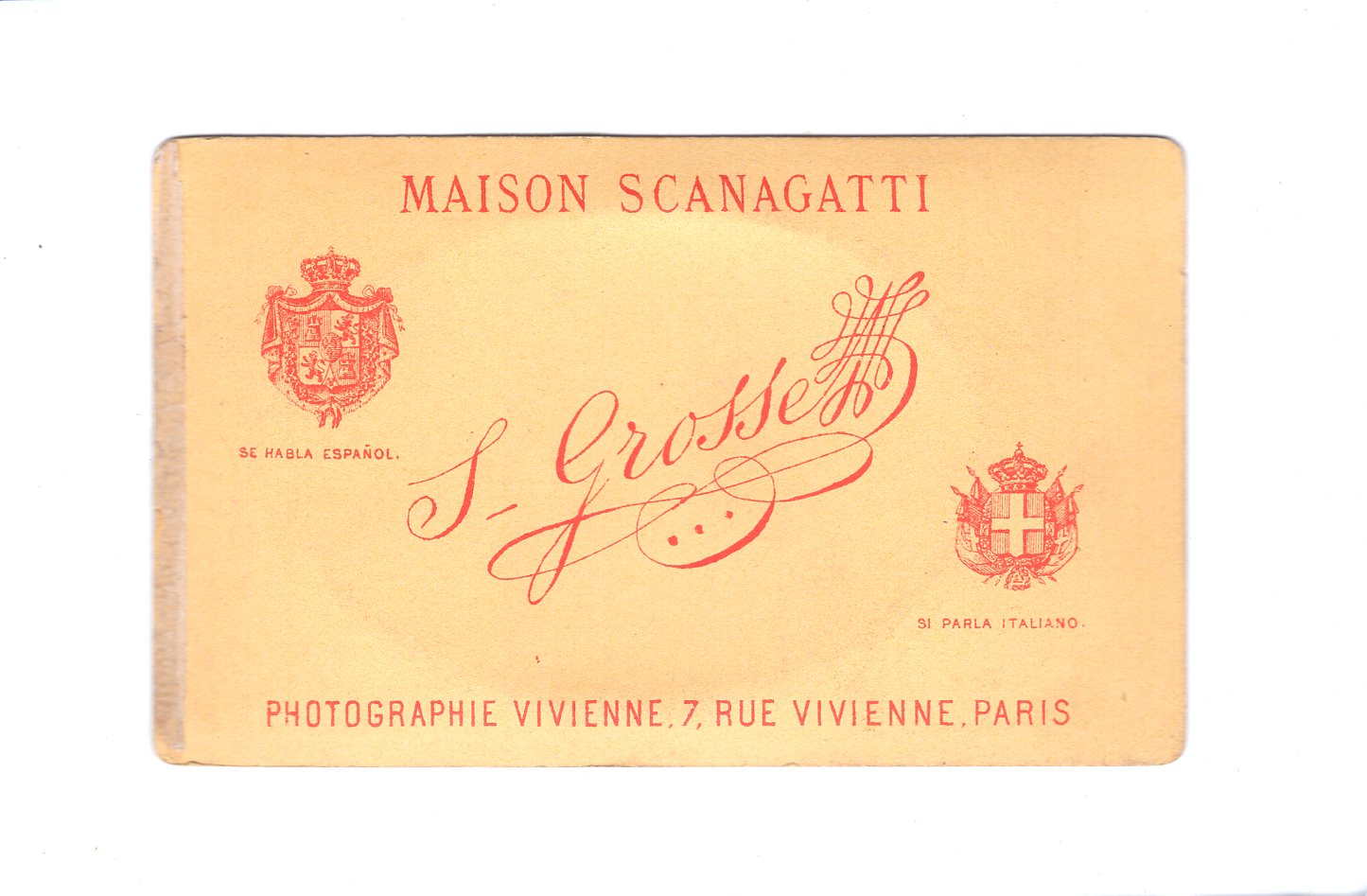 Fotografie Damenportrait - Paris 1870er