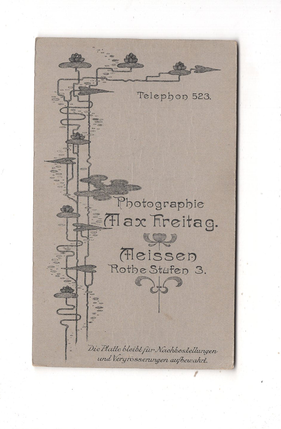 Fotografie Schönes Kinderbild / Baby - Meißen um 1900 / CDV N1-08