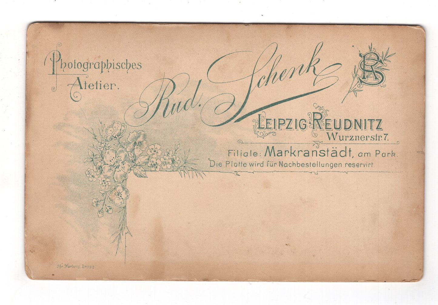 Fotografie Schönes Familienbild - Leipzig-Reudnitz 1890er / CAB X-35