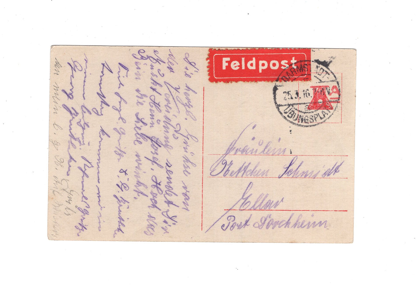 Ansichtskarte / Feldpost / Patriotische Karte - 1916