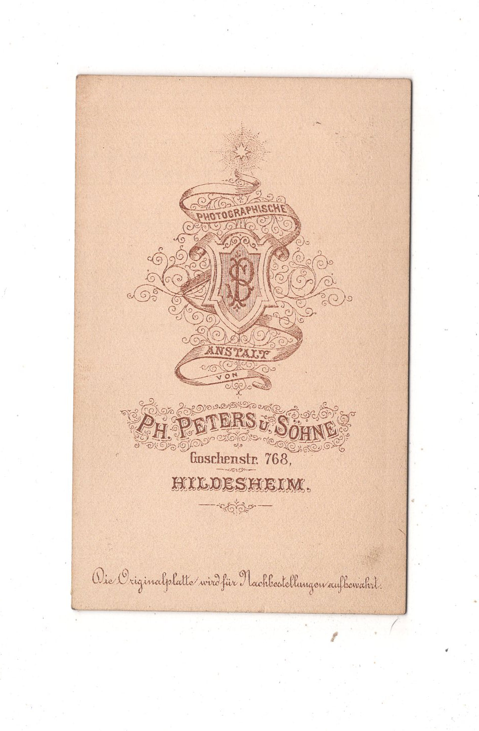 Fotografie Schönes Kinderbild / Baby - Hildesheim 1870er / CDV N1-08