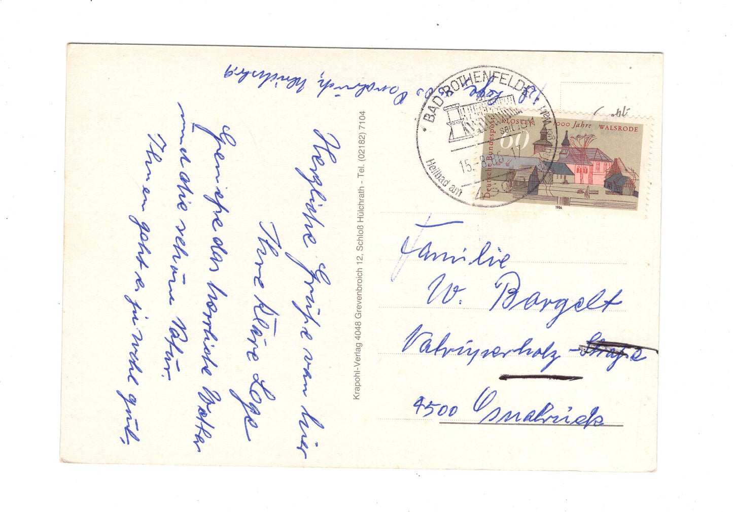 Ansichtskarte Bad Rothenfelde / Augenklinik +++