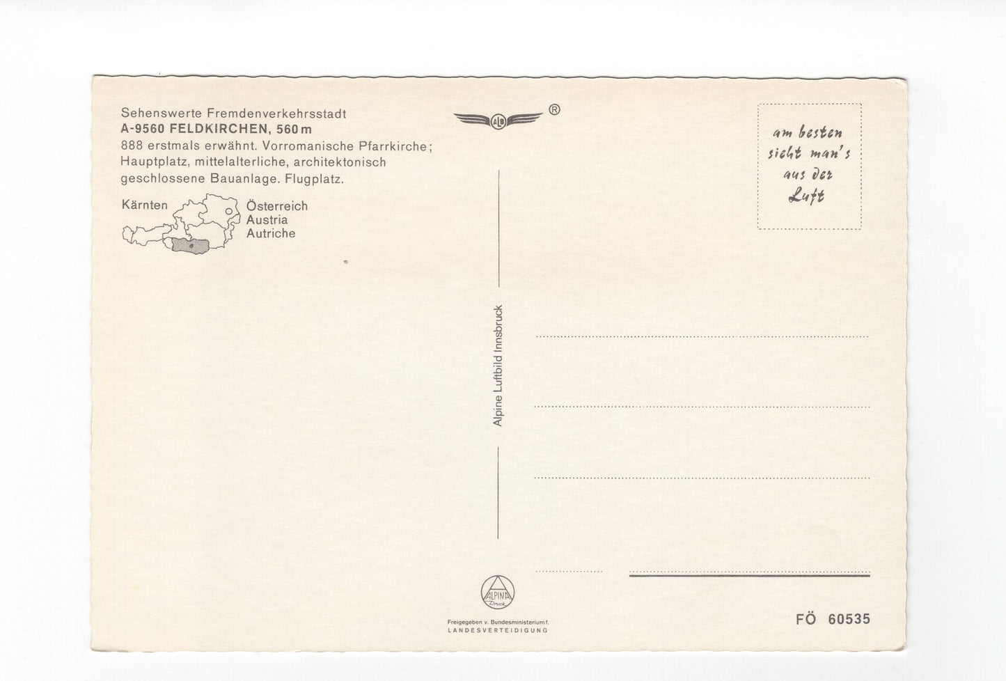 Ansichtskarte Feldkirchen / Kärnten / Österreich