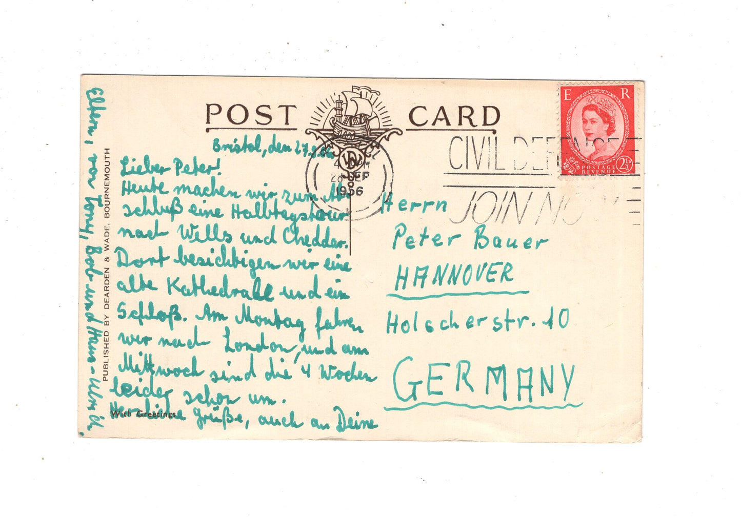 Ansichtskarte Weston-super-Mare / Marine Lake / England / M1-68