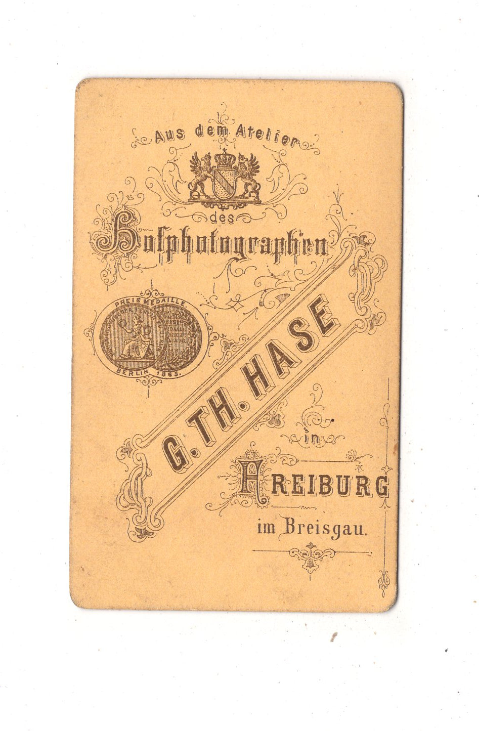 Fotografie Soldat - Freiburg im Breisgau um 1870 / CDV M1-05