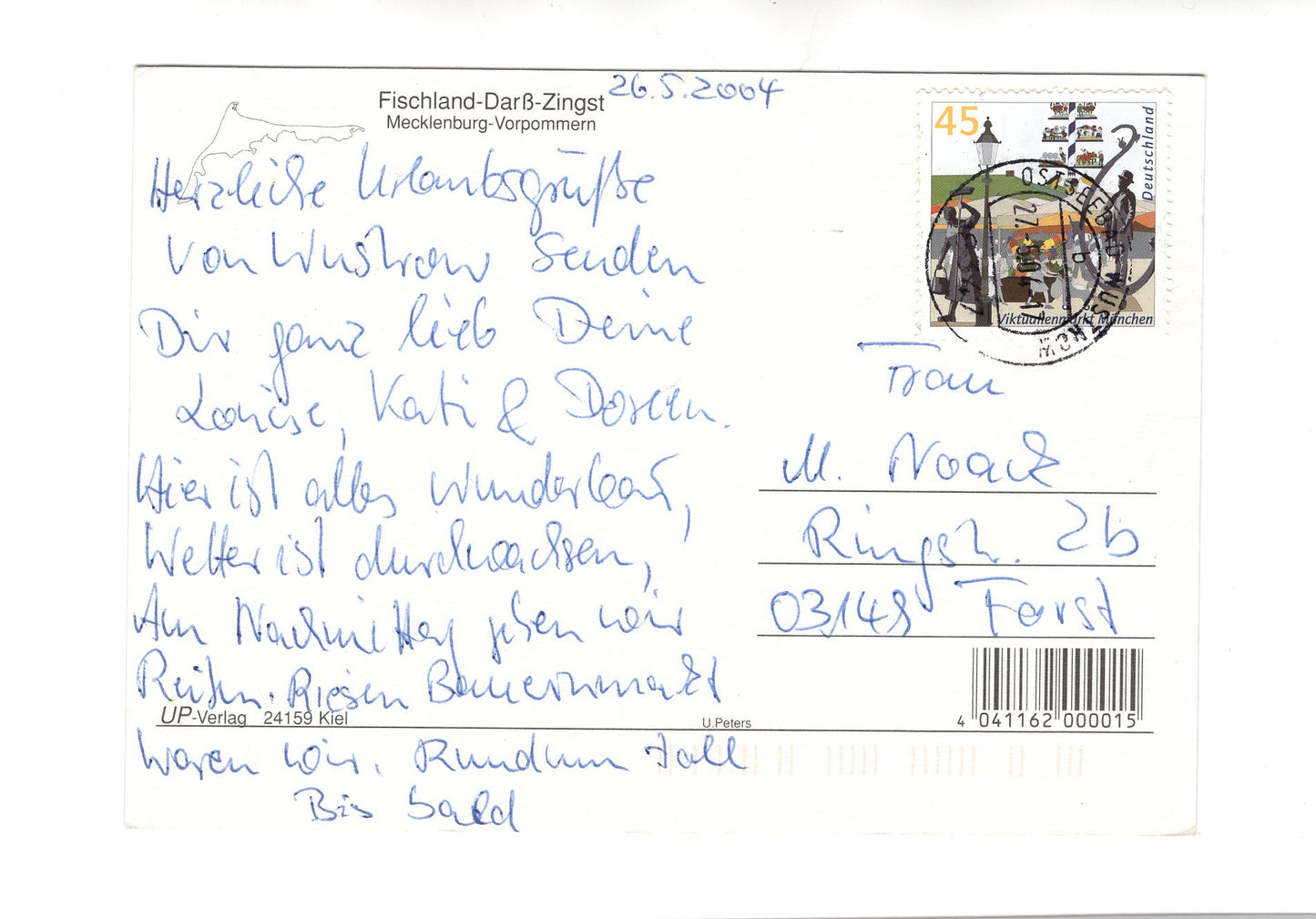 Ansichtskarte Fischland - Darß - Zingst / Ostseebad Wustrow