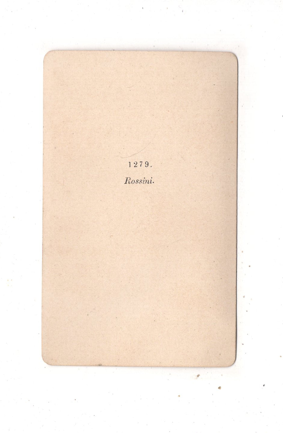 Fotografie Kunst / Komponist Gioachino Rossini - 1870er