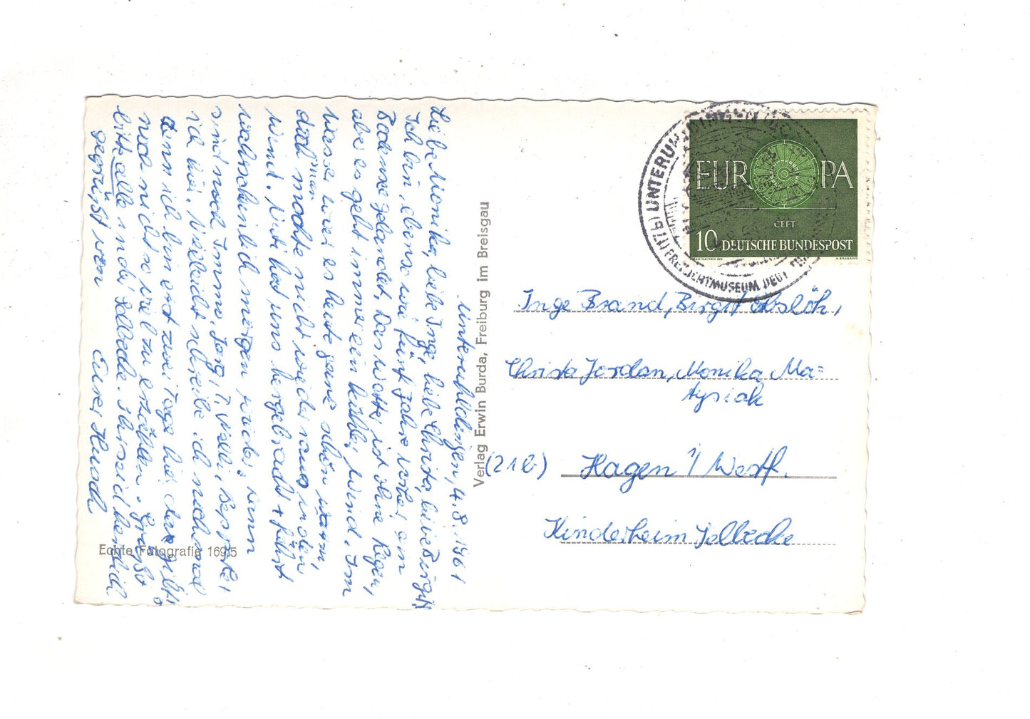 Ansichtskarte Unteruhldingen / Bodensee / J1-65