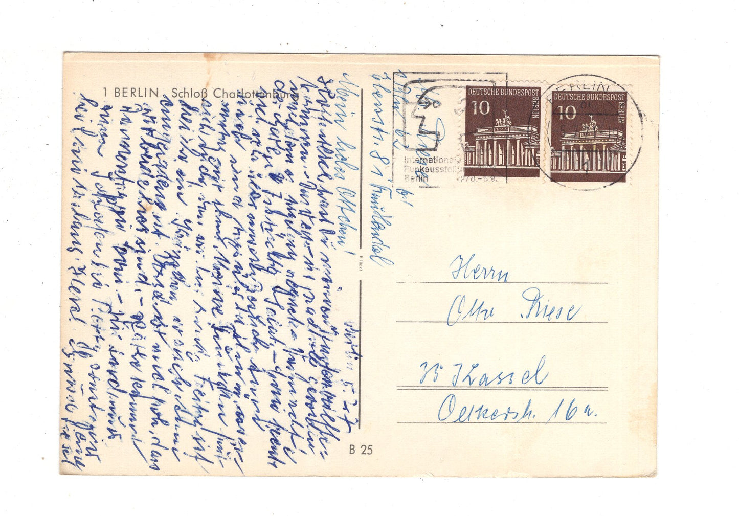 Ansichtskarte Berlin / Schloss Charlottenburg / I1-67