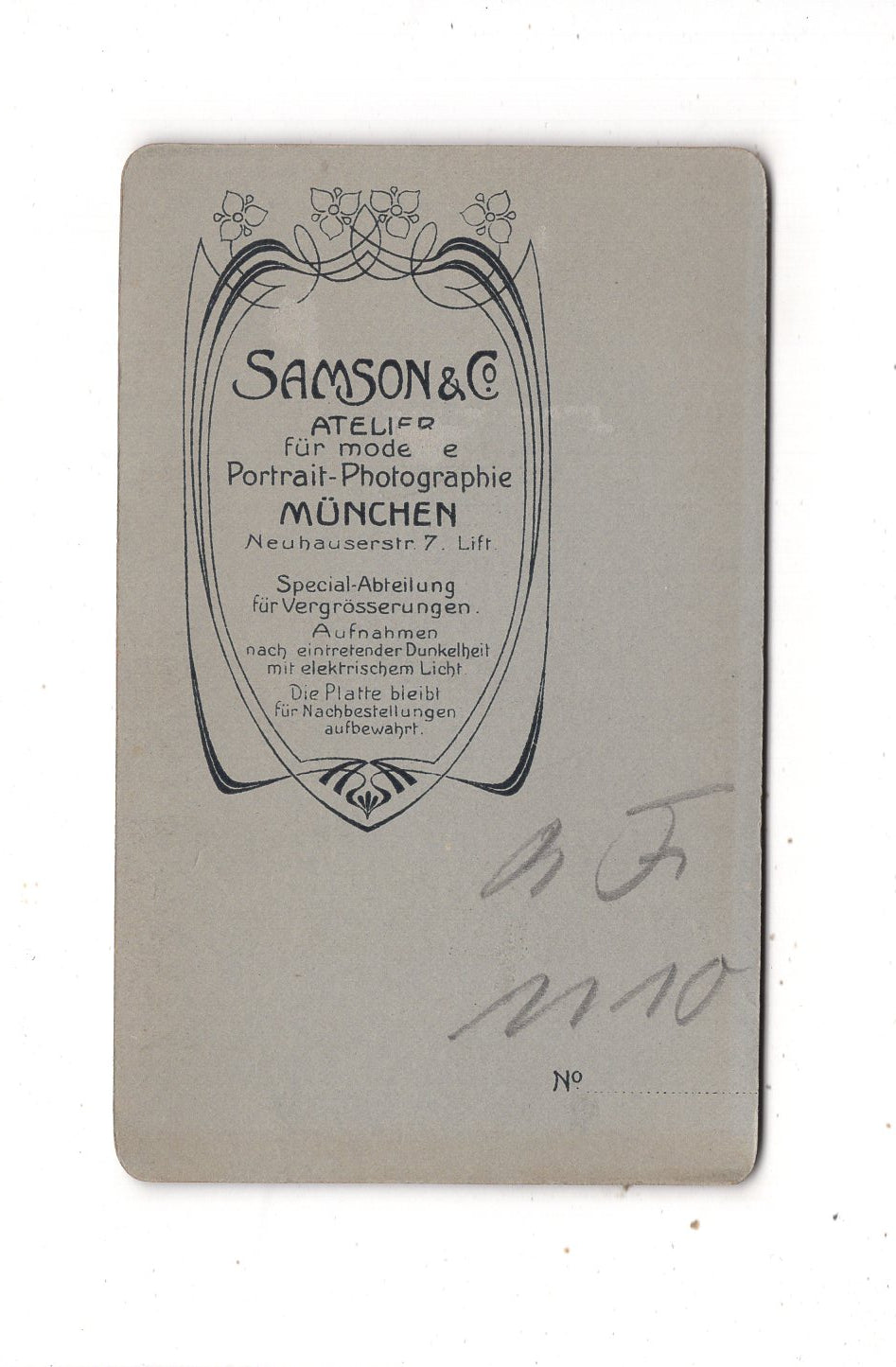 Fotografie Feiner Junge - München 1900er