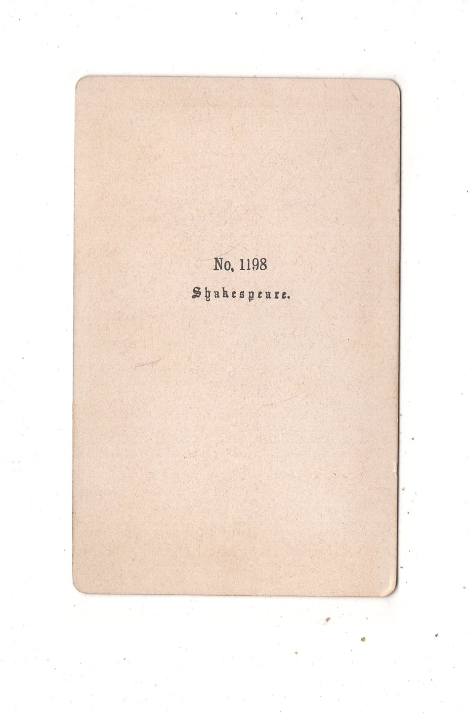 Fotografie Kunst / William Shakespeare - 1870er