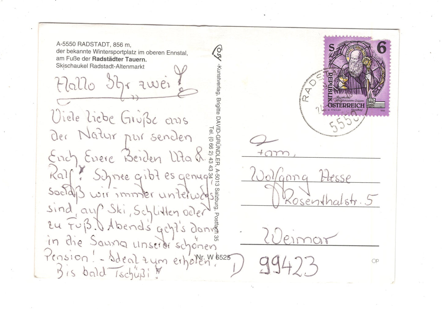 Ansichtskarte Radstadt / Salzburger Land / Österreich
