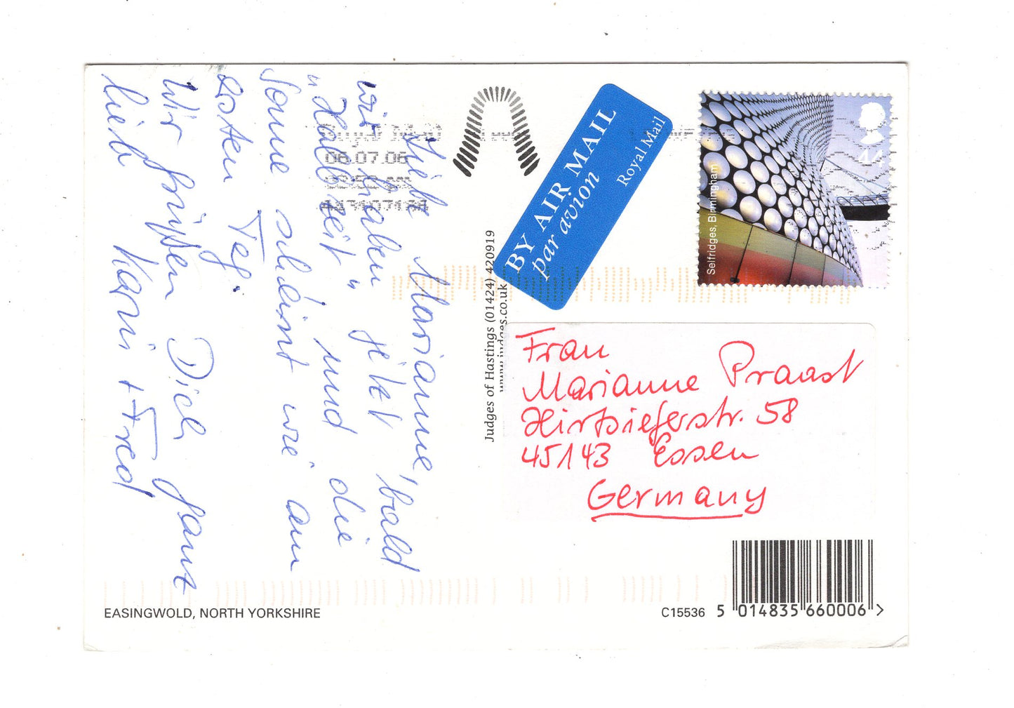 Ansichtskarte Easingwold / England / M1-68