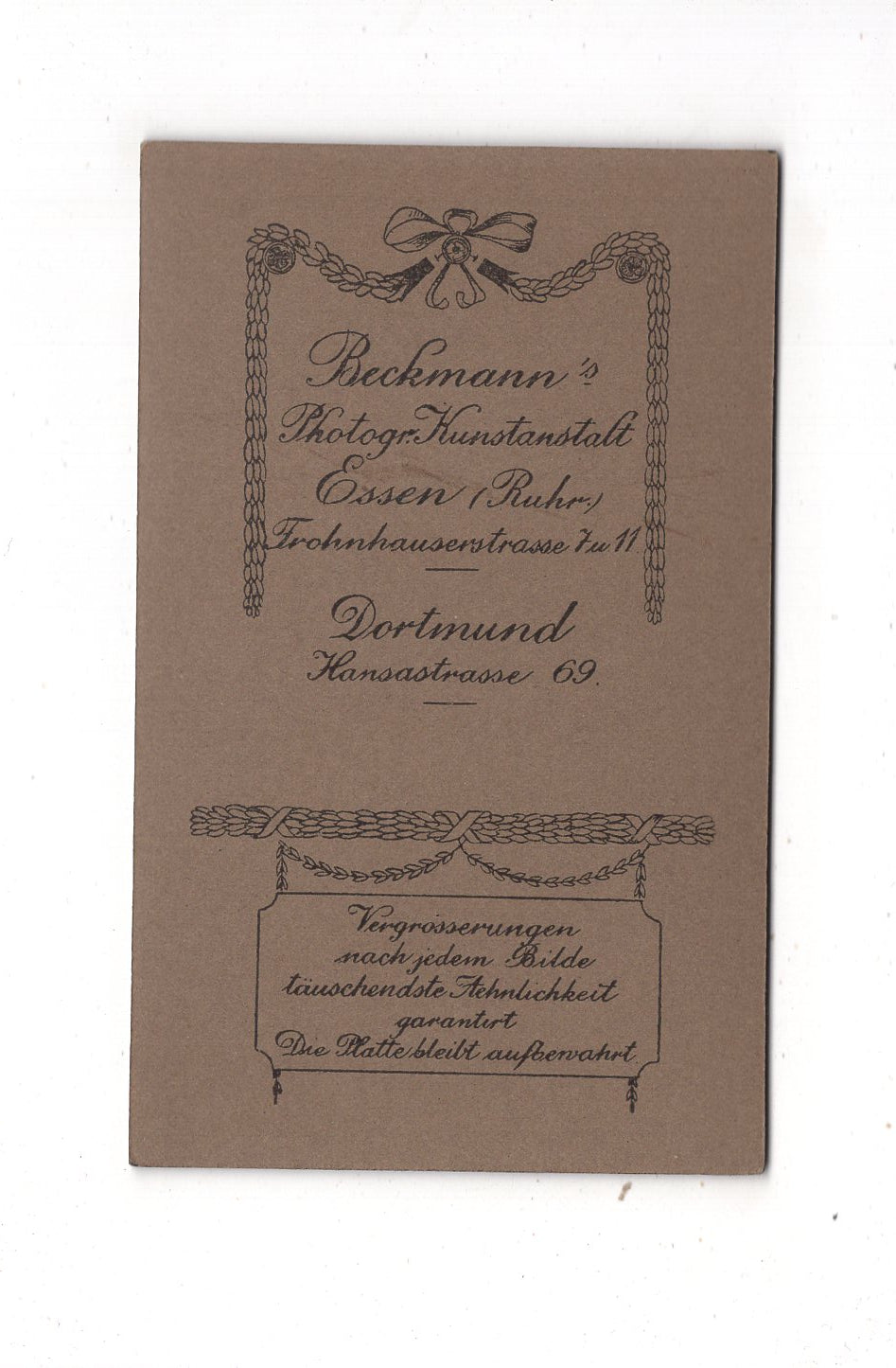 Fotografie Schönes Kinderbild / Baby - Essen 1900er / CDV N1-08