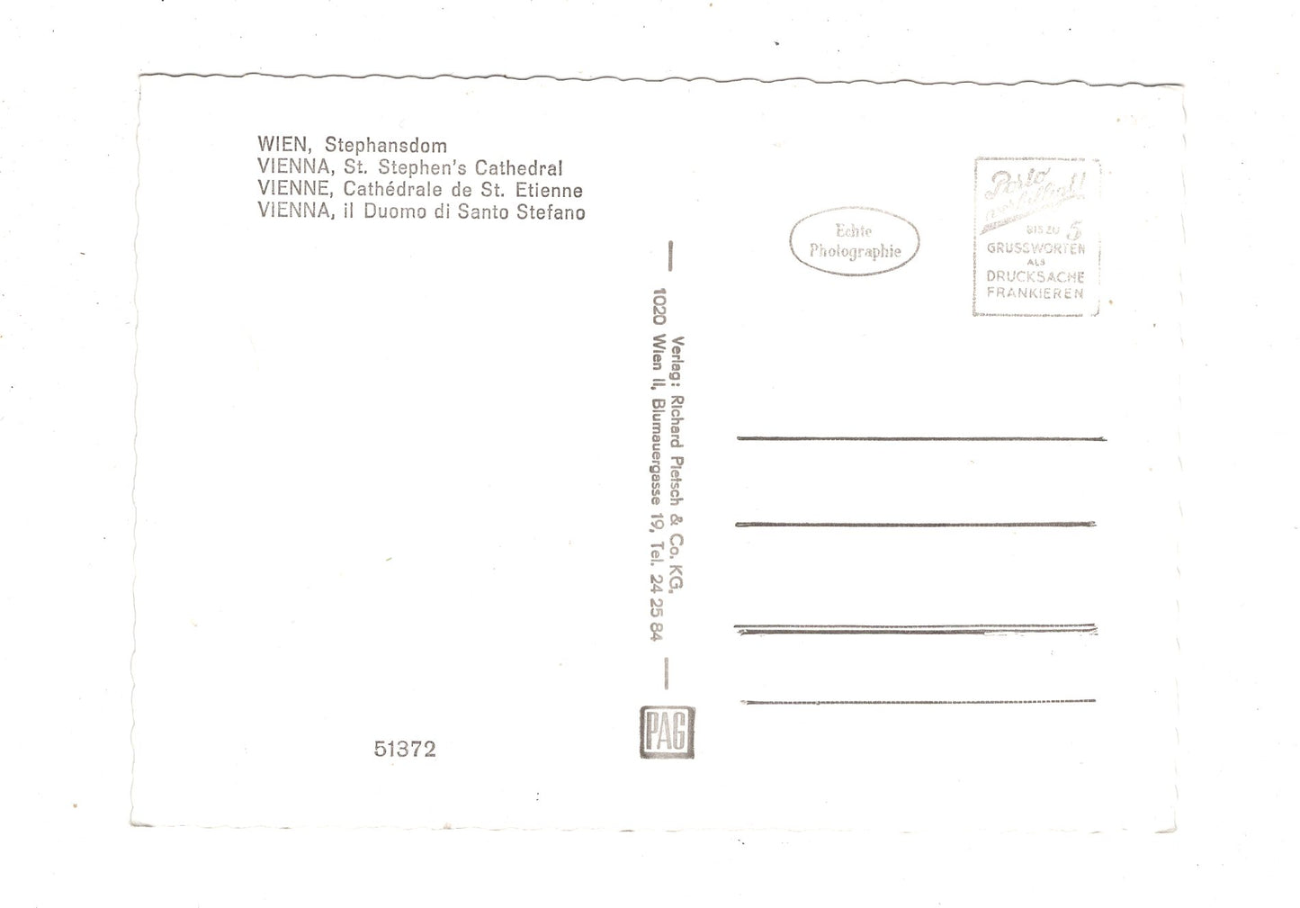 Ansichtskarte Wien / Stephansdom / Österreich / N1-64