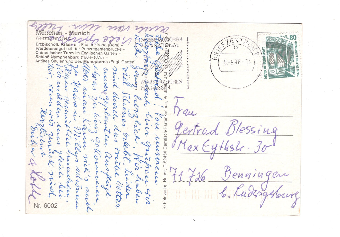 Ansichtskarte München - Weltstadt mit Herz / I1-67