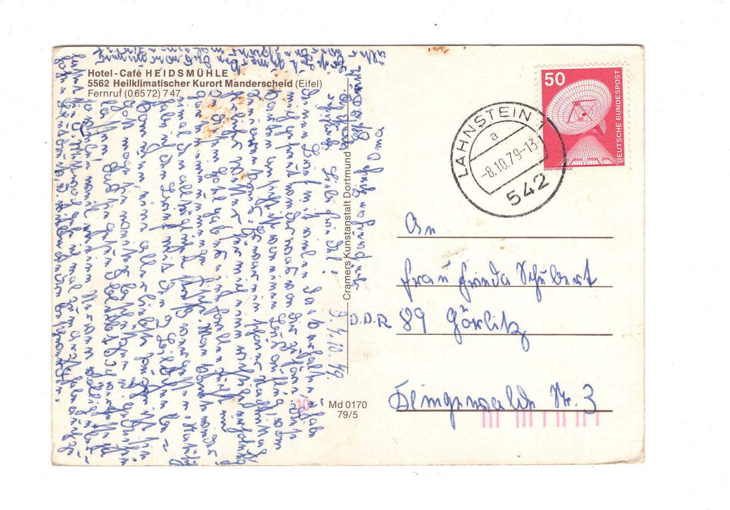 Ansichtskarte Hotel-Café Heidsmühle / Manderscheid / Eifel / I1-51