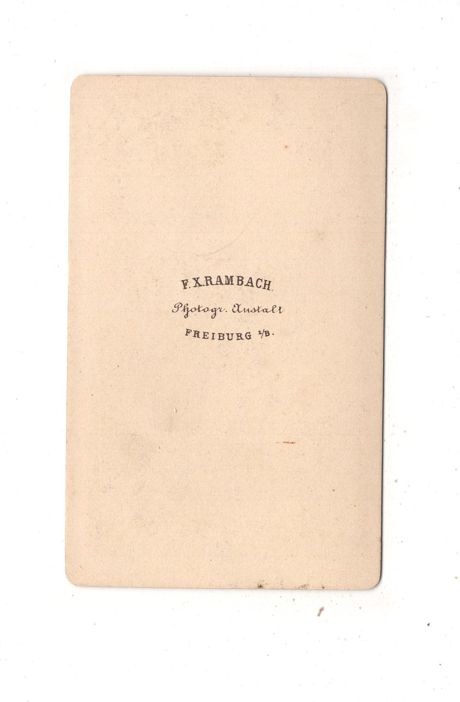 Fotografie Soldat - Freiburg im Breisgau um 1870 / CDV M1-05