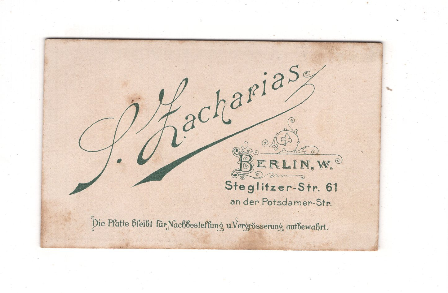 Fotografie Niedlicher kleiner Junge - Berlin 1890er / CDV M1-25