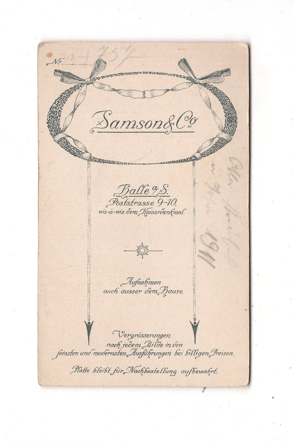 Fotografie Niedlicher kleiner Junge - Halle an der Saale um 1910 / CDV M1-25