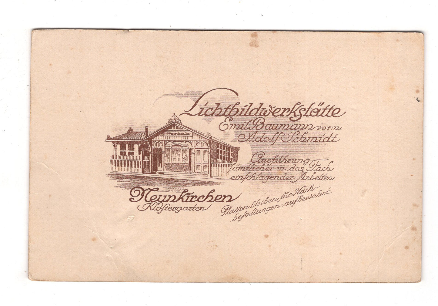 Fotografie Schönes Familienbild - Neunkirchen 1910er / CAB U-19