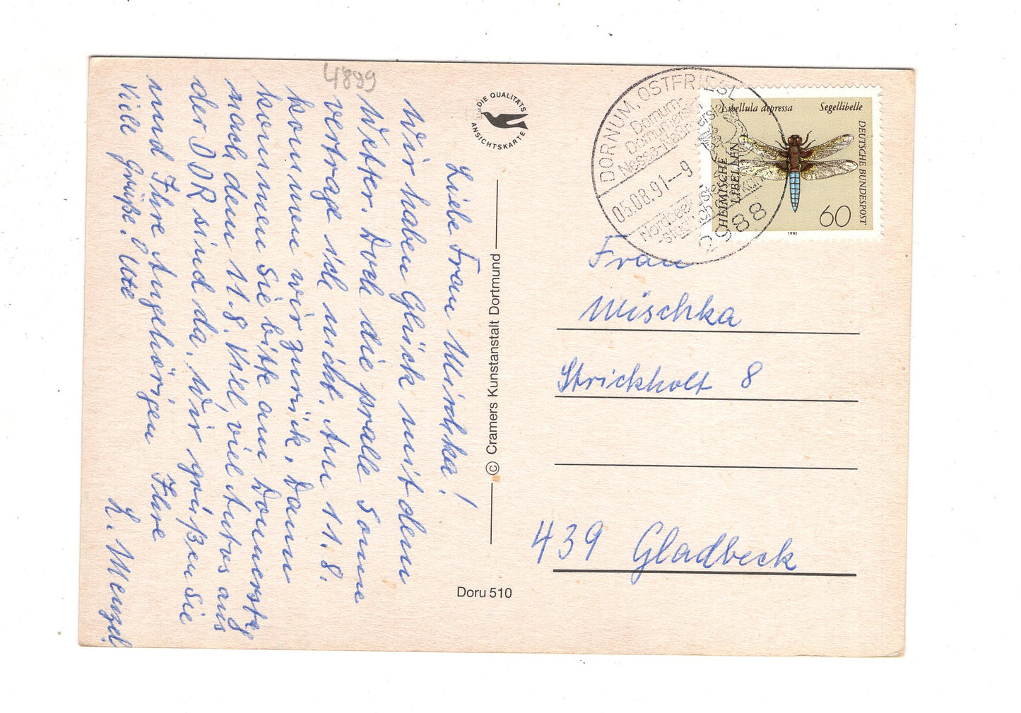 Ansichtskarte Dornum-Dornumersiel / Ostfriesland / J1-65