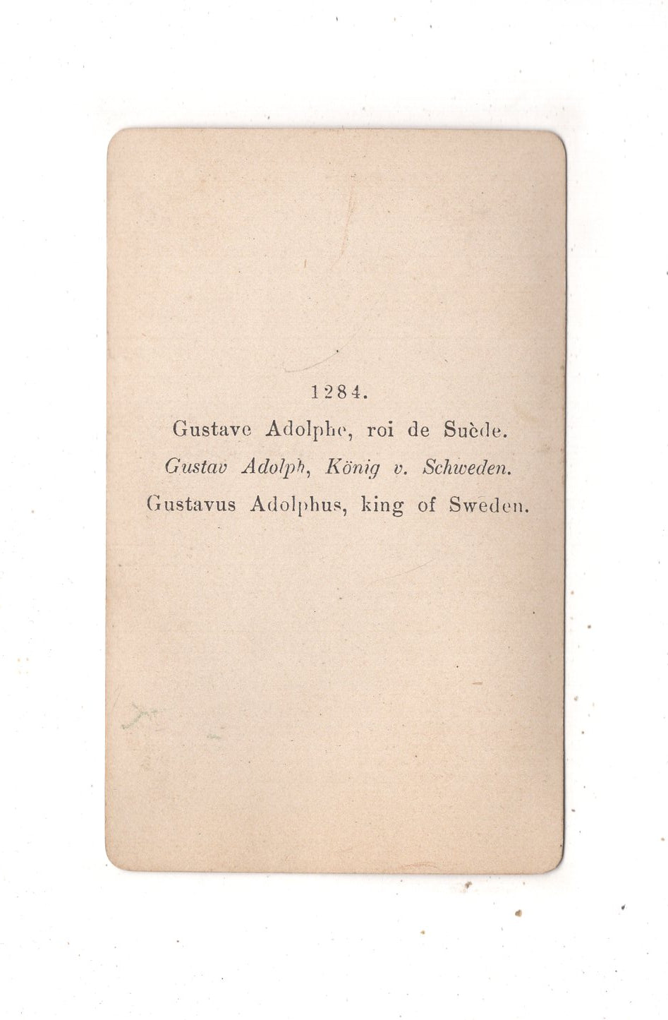 Fotografie Kunst / Gustav Adolph II. / König von Schweden - 1870er