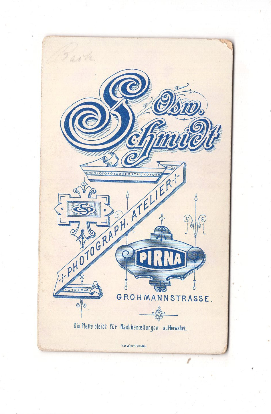 Fotografie Soldat - Pirna 1880er / CDV M1-06