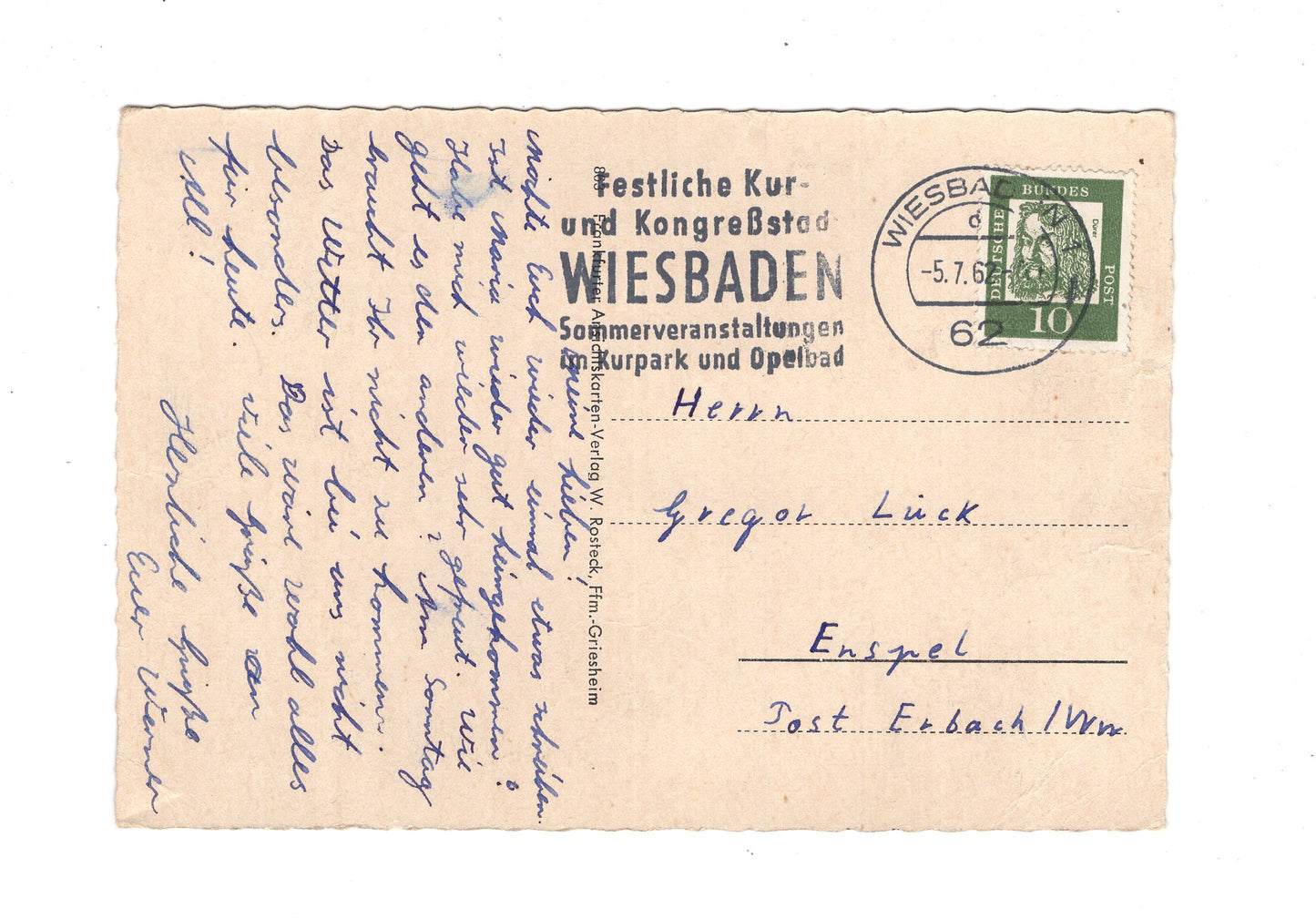 Ansichtskarte Bad Schwalbach