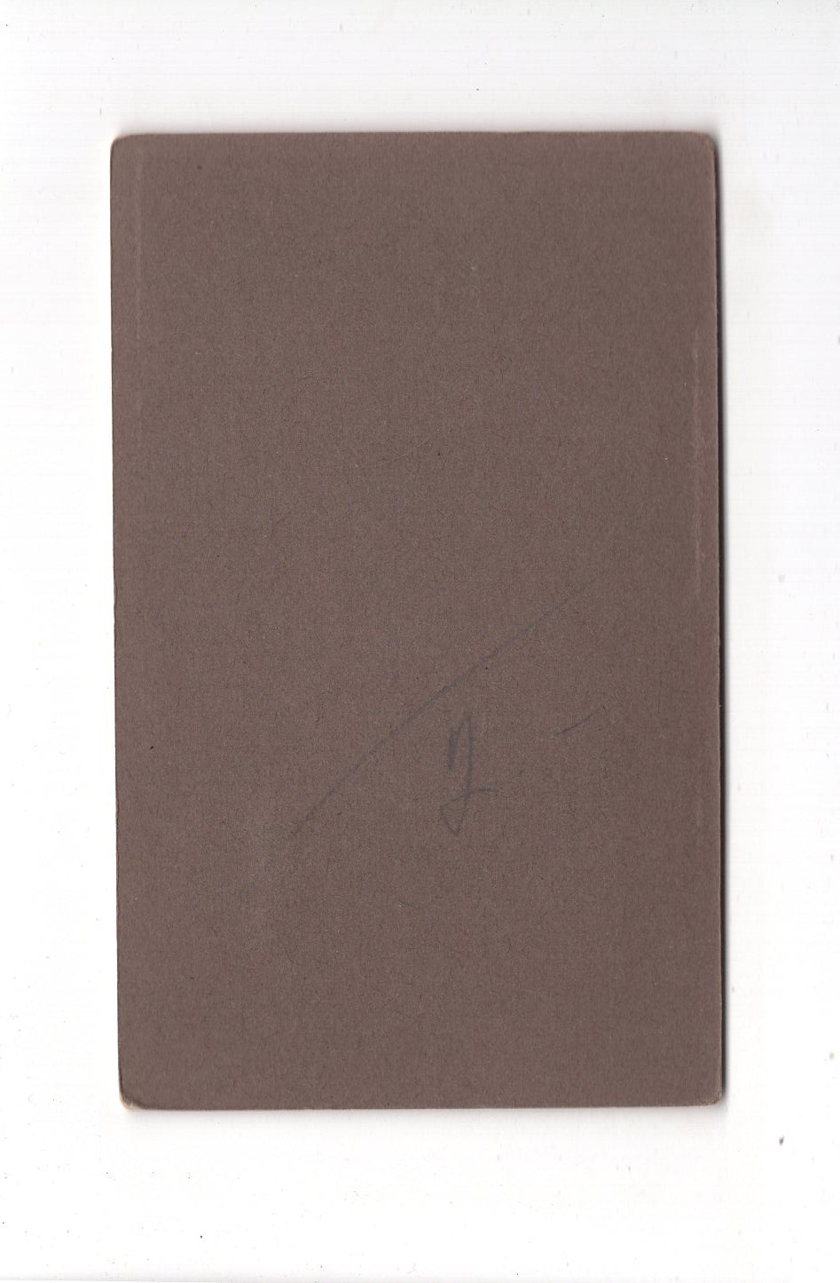 Fotografie Herrenportrait - unbekannter Ort 1920er / CDV C1-21