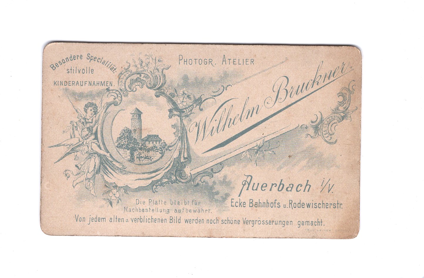 Fotografie Niedliches kleines Kind - Auerbach 1890er