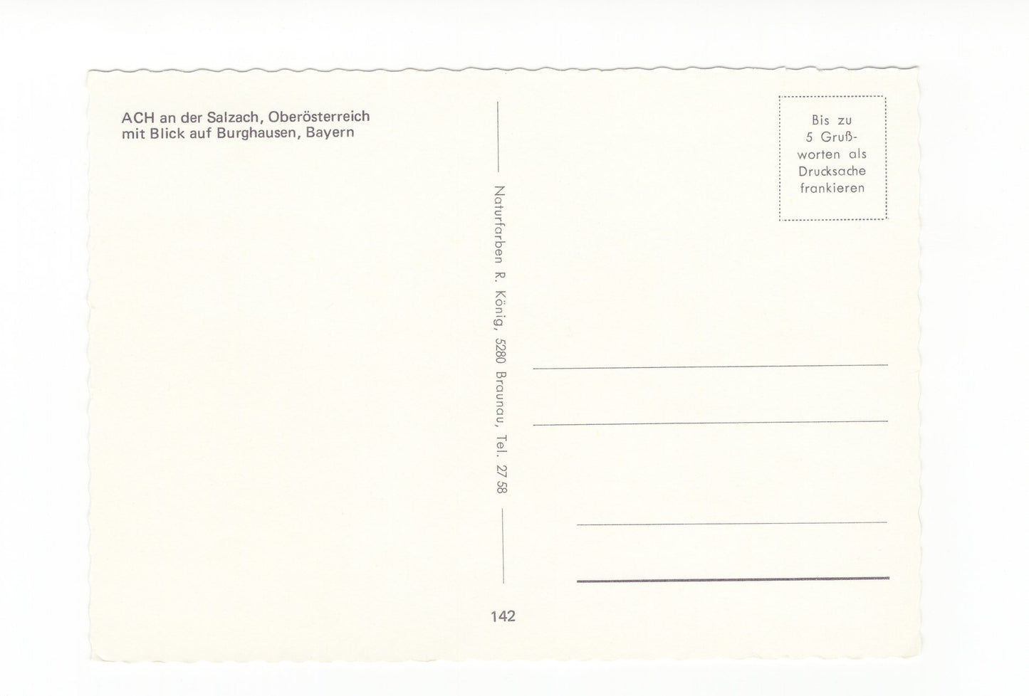 Ansichtskarte Ach an der Salzach / Oberösterreich / Österreich