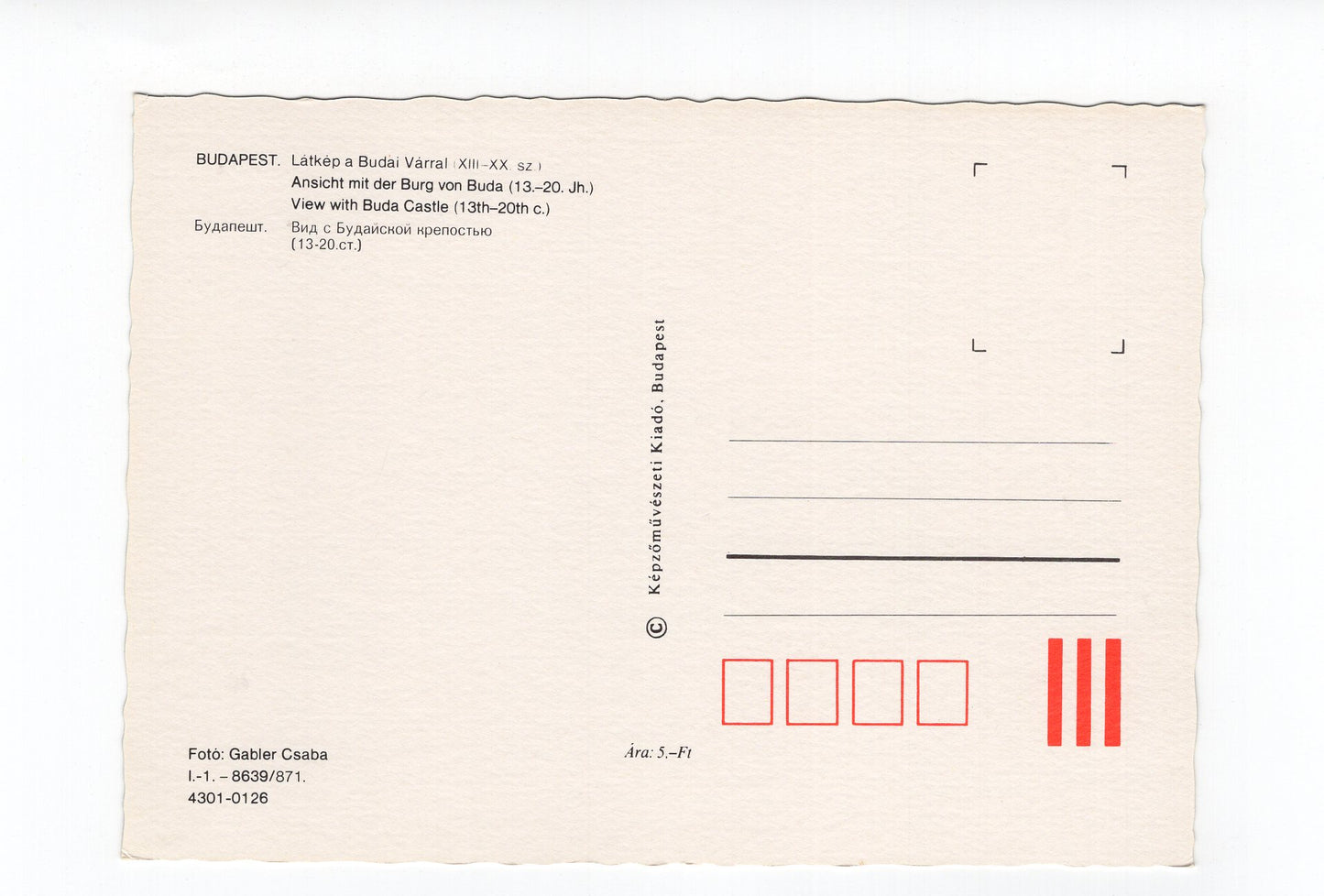 Ansichtskarte Budapest / Ansicht mit Burg von Buda / Ungarn