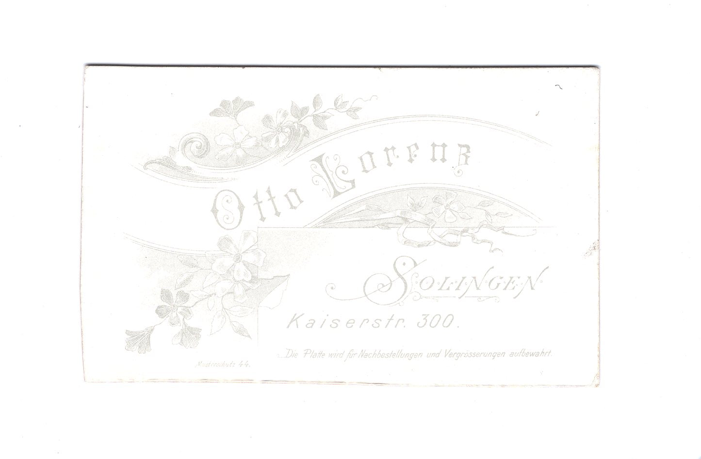 Fotografie Damenportrait - Solingen 1890er