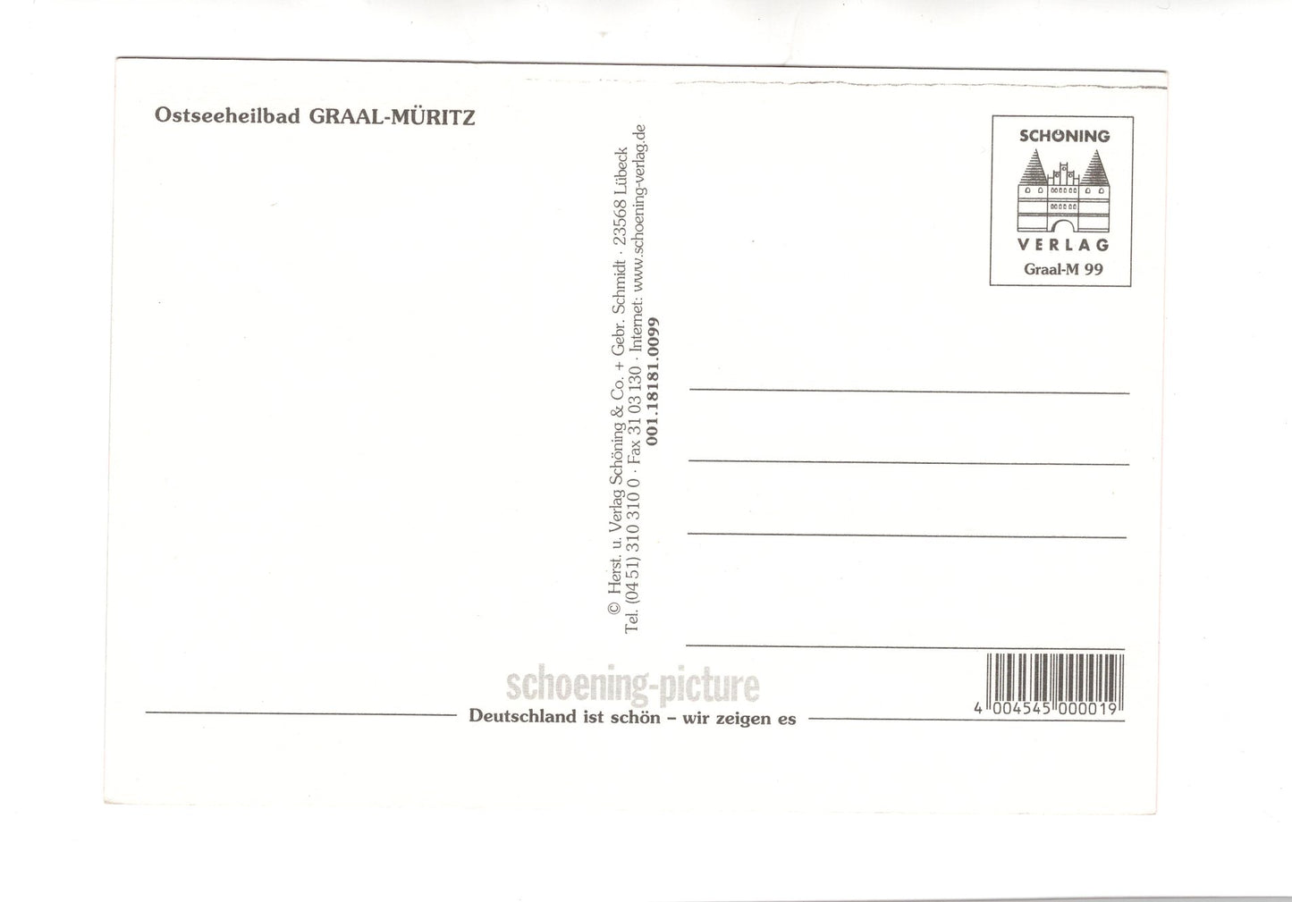 Ansichtskarte Ostseeheilbad Graal-Müritz