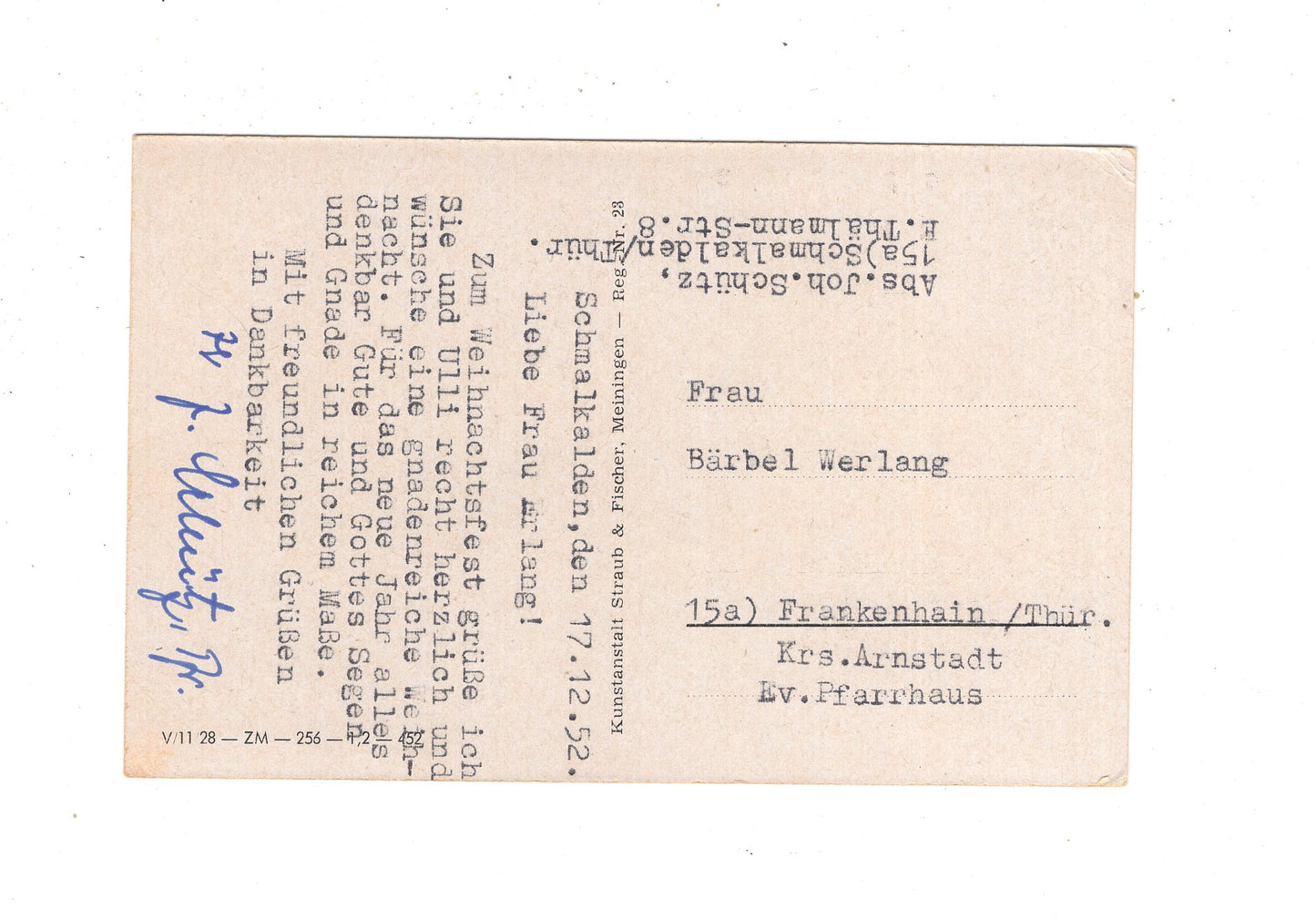 Ansichtskarte Feiertage / Frohe Weihnachten / K1-60