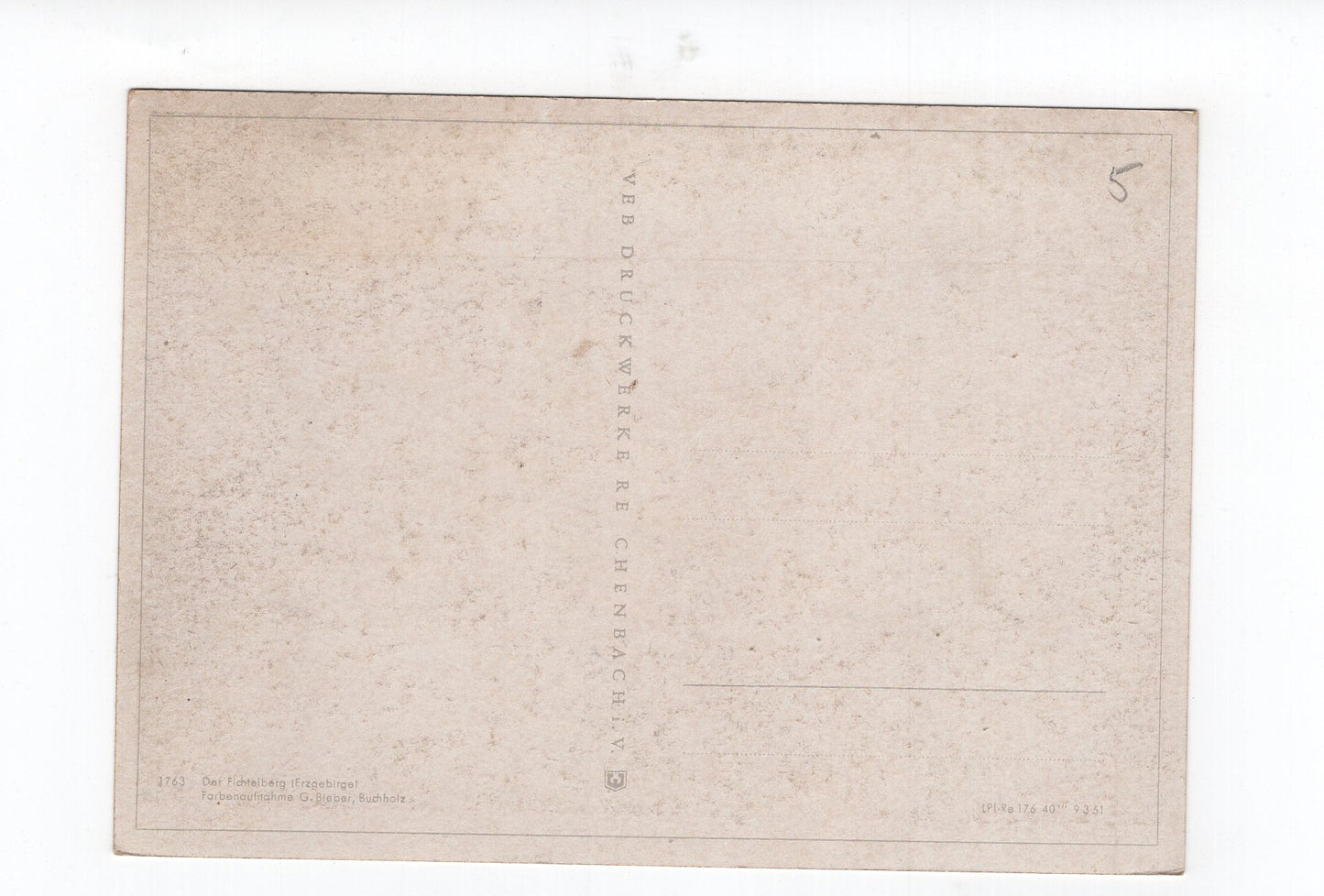 Ansichtskarte Erzgebirge / Der Fichtelberg